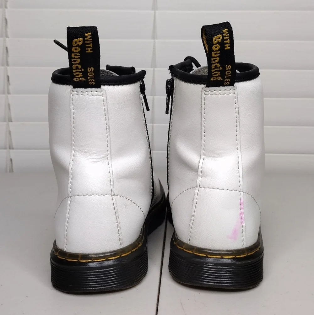 Dr. Martens Zavala Goth Punk Whimsigoth Side Zip Lace Up Combat Ankle Boots Sz 5 - Picture 6 of 15